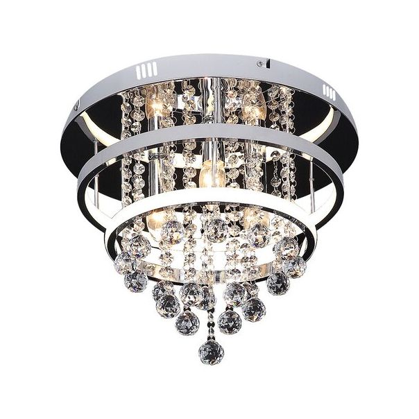Rabalux Plafonjera Pallas LED 32+ E14 3x MAX 40W hrom (2237) - 2237-1