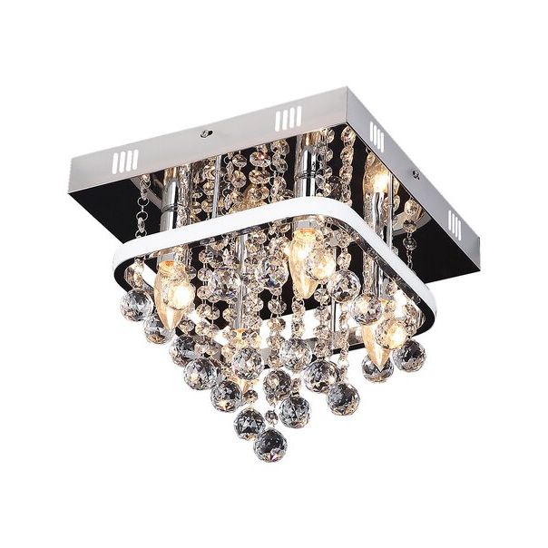 Rabalux Plafonjera Pallas LED 23+ E14 4x MAX 40W hrom (2238) - 2238-1