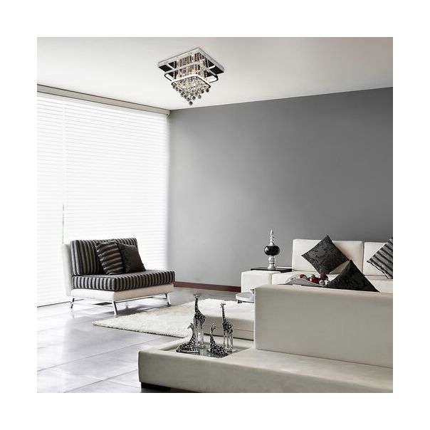 Rabalux Plafonjera Pallas LED 36+ E14 4x MAX 40W hrom (2239) - 2239