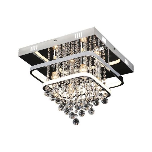 Rabalux Plafonjera Pallas LED 36+ E14 4x MAX 40W hrom (2239) - 2239