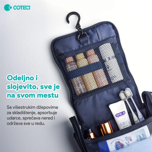 Torba za kozmetiku Coteci siva - EP2846512