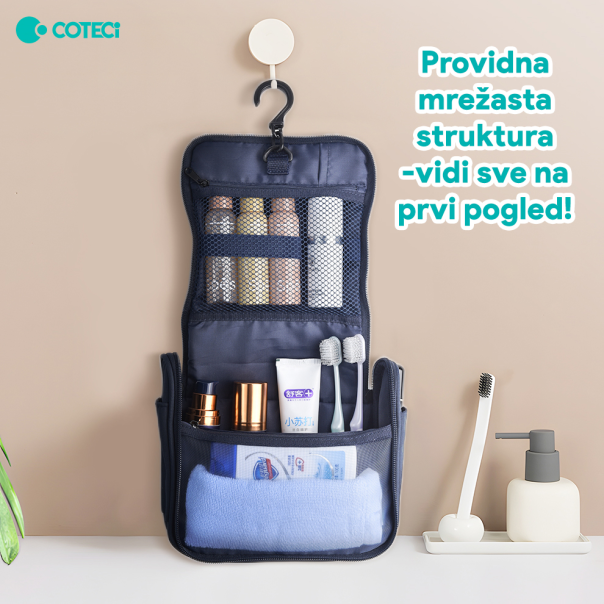 Torba za kozmetiku Coteci siva - EP2846512