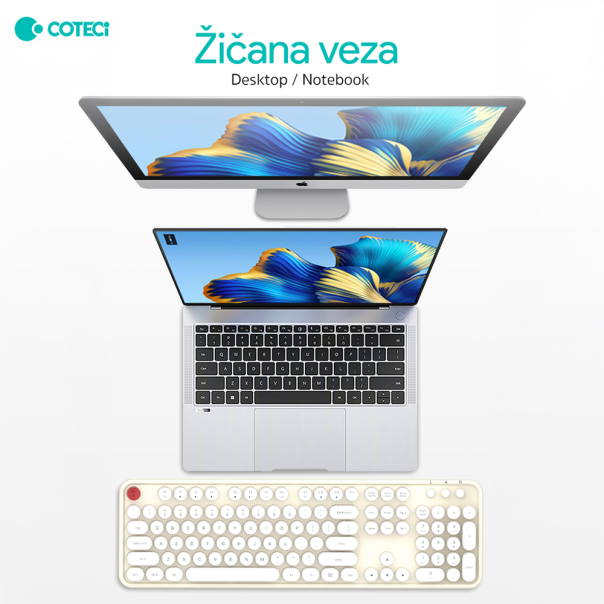Tastatura Coteci 104 bez - 224065-1