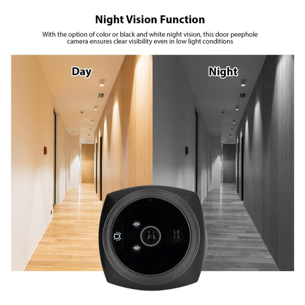 Video pametno zvono JWD Cat Eye za vrata ugradno Wireless - EP2837387