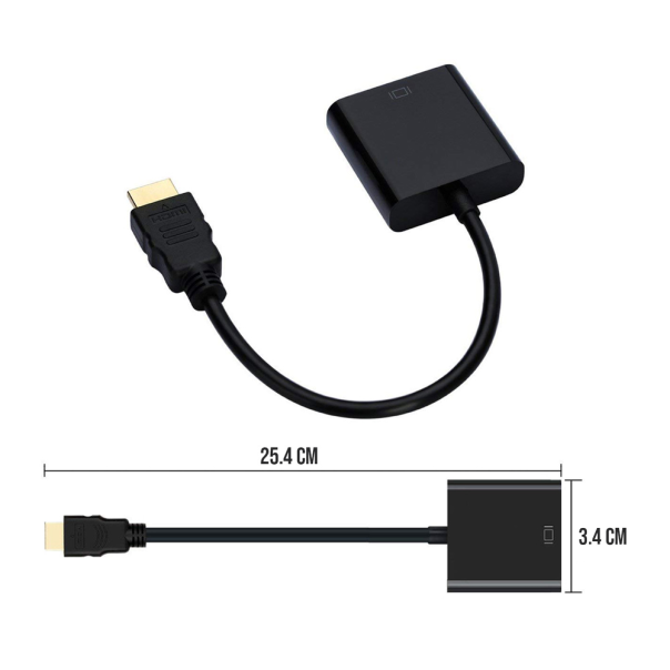 Adapter HDMI M na VGA Z Terabyte crni - 224502