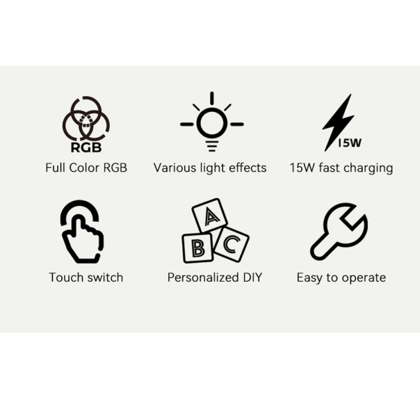 LED lampa sa wireless punjacem DIY02 bela - EP2850977