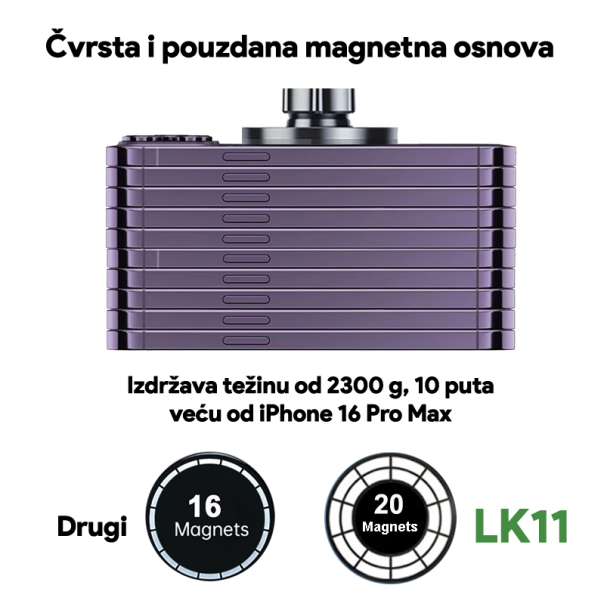 Držač za mobilni telefon LK11 Gym series crni - EP2844313