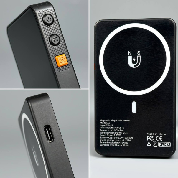 Selfie monitor magnetic A2 srebrni - EP2848315