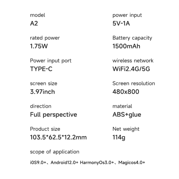 Selfie monitor magnetic A2 srebrni - EP2848315