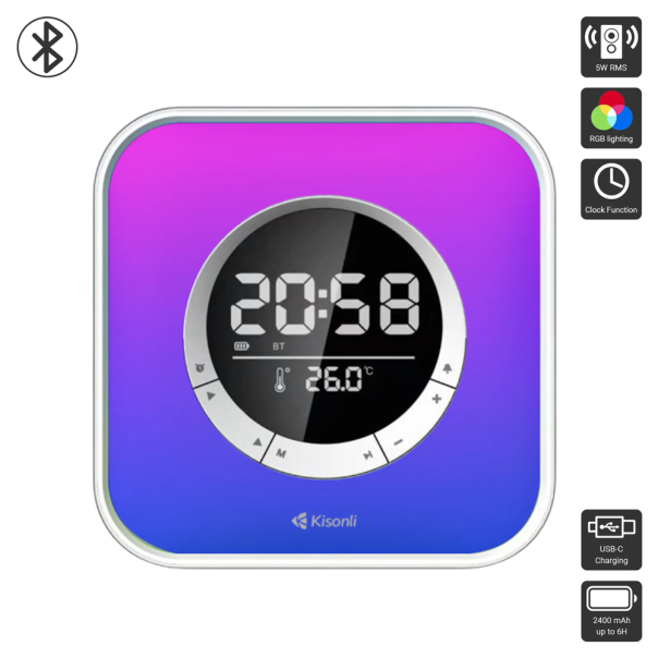 Bluetooth zvučnik Kisonli Q6a 5W beli - 224800-1