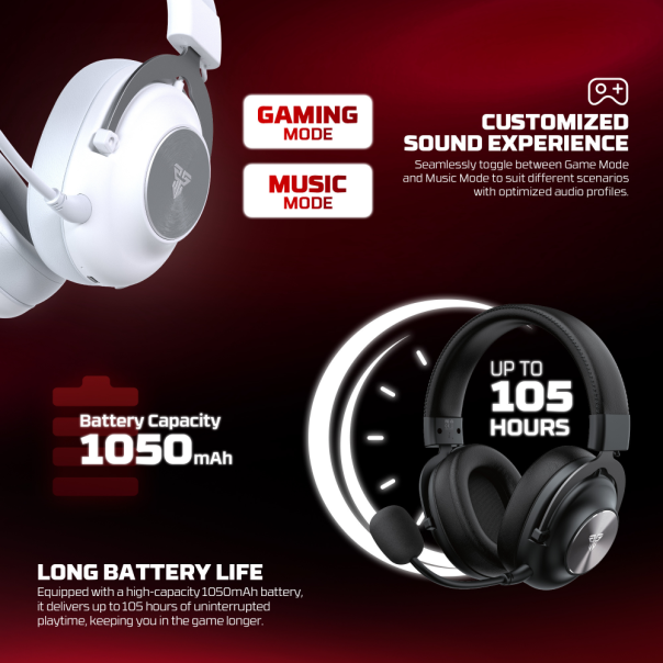 Bluetooth slušalice Fantech Stellar WHG05 bele - 224836