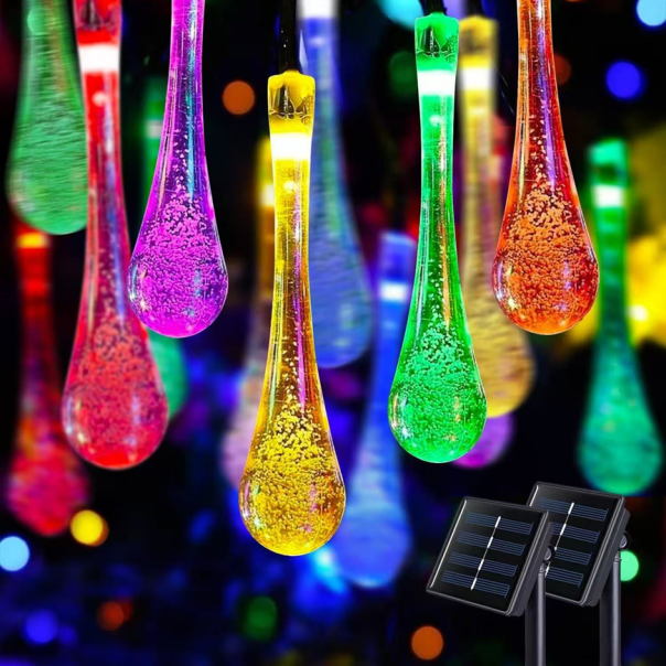 Dekoracija sijalice kapljice u boji solarne 5m - EP2851202