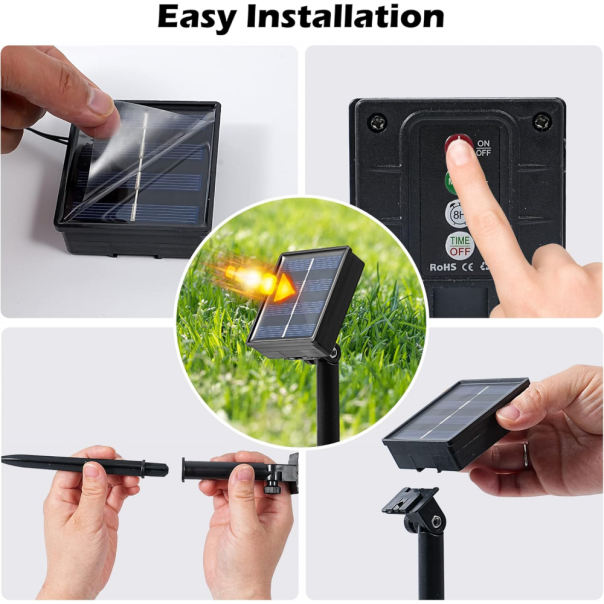 Dekoracija sijalice lampioni u boji solarne 12m - EP2851578