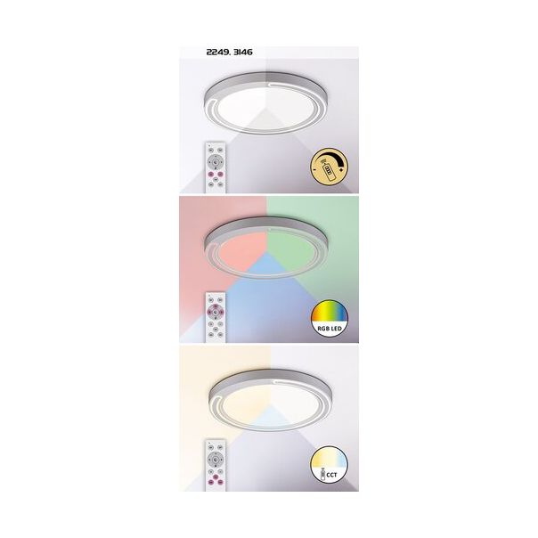 Rabalux Plafonjera Triton LED 40W bela (2249) - 2249-1-1-1