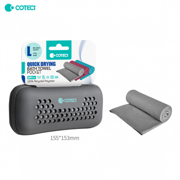 Peskir Coteci Quick Dry 60x120 sivi - EP2846332