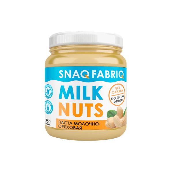 SNAQ FABRIQ krem Mleko- Indijski orah 250g - 224-1-1