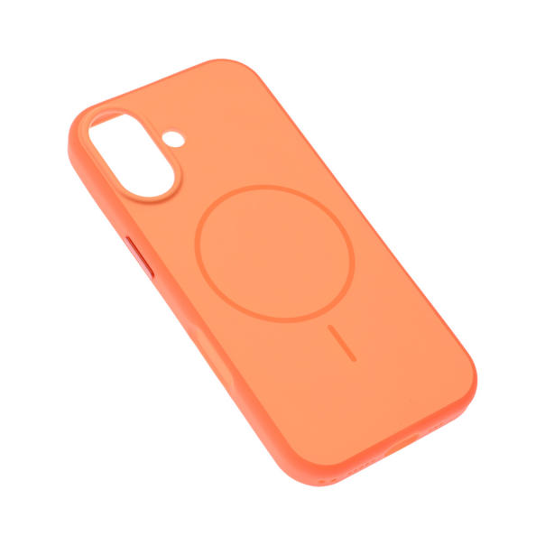 Maska za iPhone 16 6.1 narandzasta Magsafe Matte Line - 225027