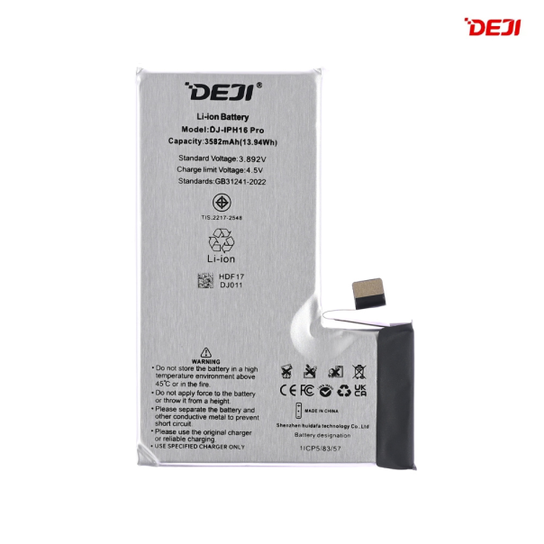 Baterija Deji Normal za iPhone 16 Pro (3582mAh)HC - EP2843228