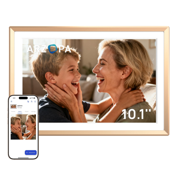 Digitalni foto ram Arzopa 10,1'' Gold Metal 32GB - EP2848769