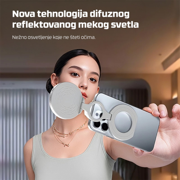 Slefie LED svetlo magnetic crno - EP2845372