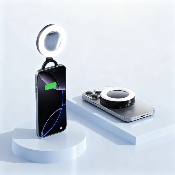 Slefie LED svetlo magnetic crno - EP2845372