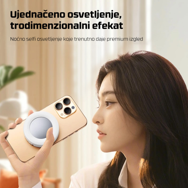 Slefie LED svetlo magnetic belo - EP2842422