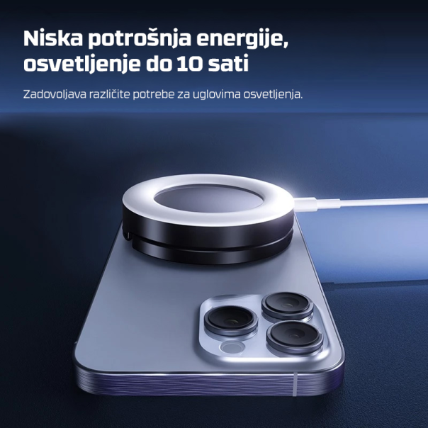 Slefie LED svetlo magnetic belo - EP2842422