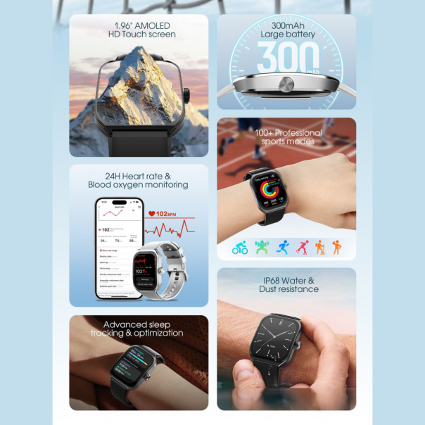 Smart Watch LDNIO SW04 srebrni - EP2862252