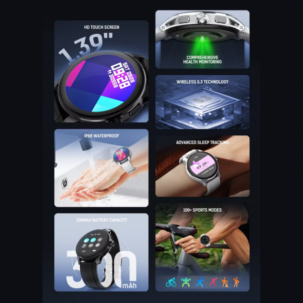 Smart Watch LDNIO SW05 crni - EP2862255