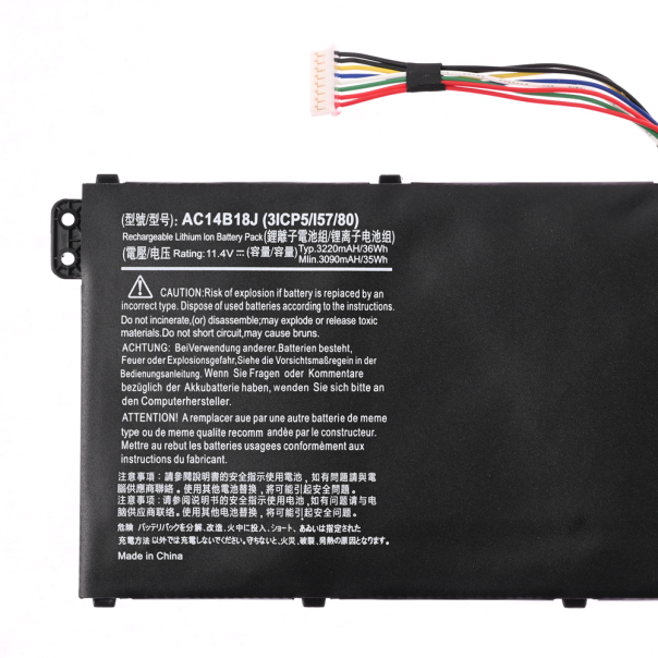 Baterija za laptop Acer Aspire ES1-531 AC14B18J 11.4V 3220mAh HQ2200 B - 225271