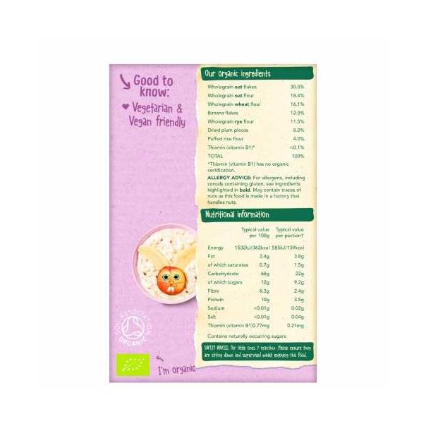 ORGANIX Organksa kaša sa bananom i šljivom 200 gm (7m+) - 225314