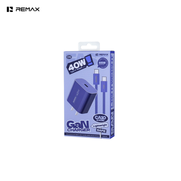 Kućni punjač REMAX Huiying CA10 GaN 40W Type C plavi - 225319