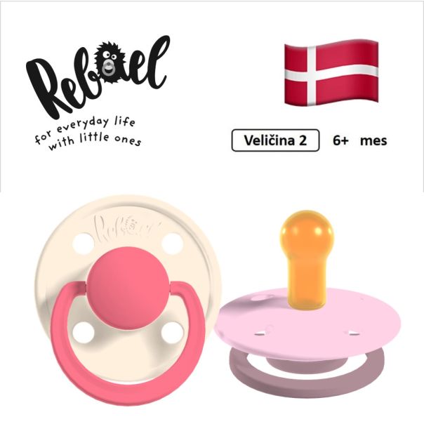 REBAEL cucle, 6+ mes, 2 komada, Puder roze, RBL22552188 - EP3229419
