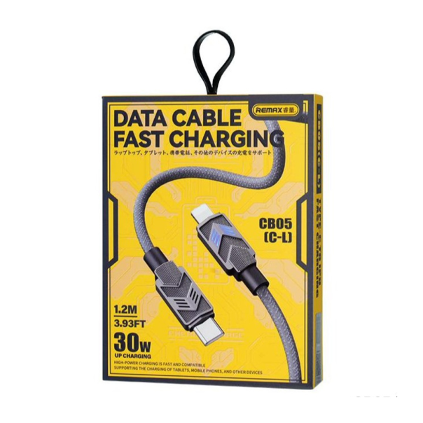 Data kabl REMAX Bumblebee Series CB05 Fast Charger 30W Type C na Lightning 1.2m - EP2893931