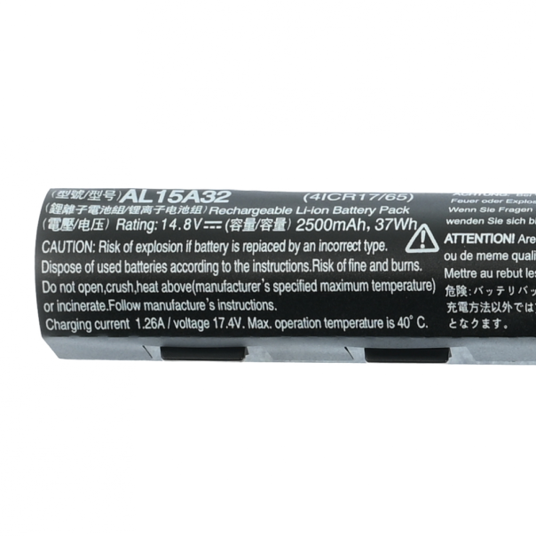 Baterija za laptop Acer E5 serije, Extensa 15 EX2520 AL15A32 HQ2200 B - EP3040412