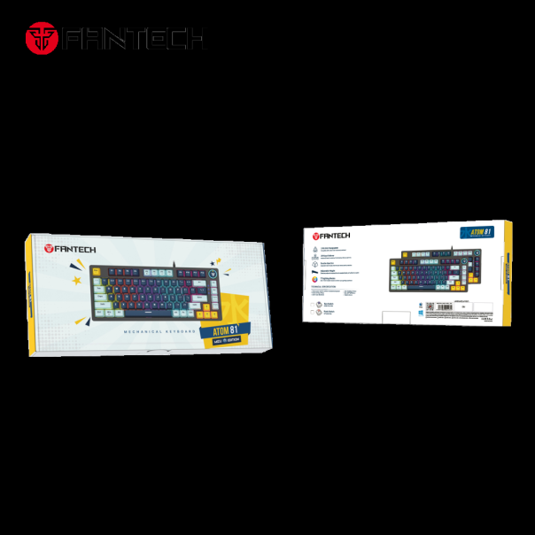 Tastatura mehanička Gaming Fantech MK875V2 RGB Atom 81 Mizu SkyBlue (Rosie switch) - EP2856243