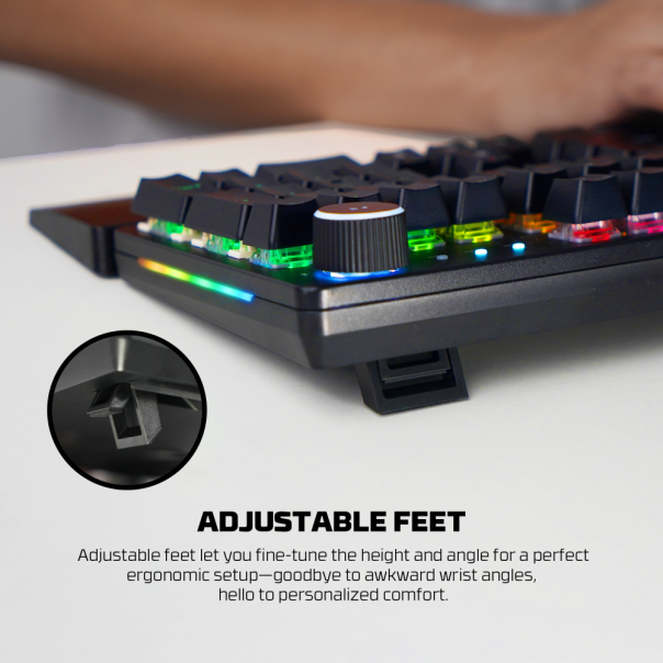 Tastatura mehanička Gaming Fantech MK894 RGB Maxpower II crna (speed grey switch) - EP2870920