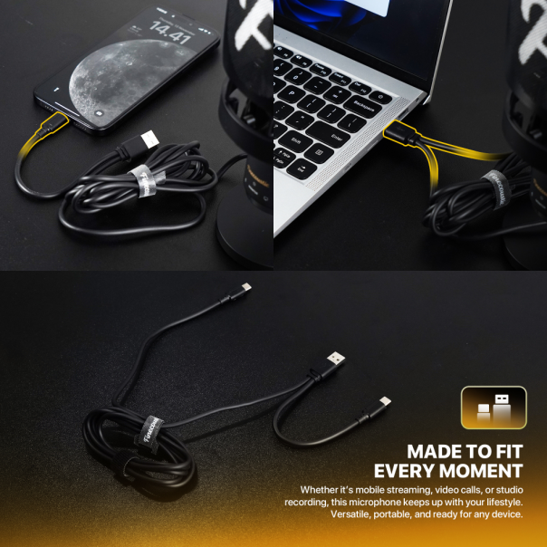 Microfon Wired Fantech UFM1 Sonara crni - EP2870872