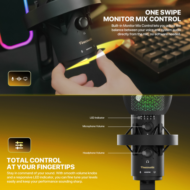 Mikrofon Wireless Fantech WFM1 Resono crni - EP2870875