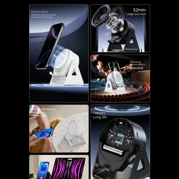 Bluetooth zvučnik JWD crni RGB - EP2942629