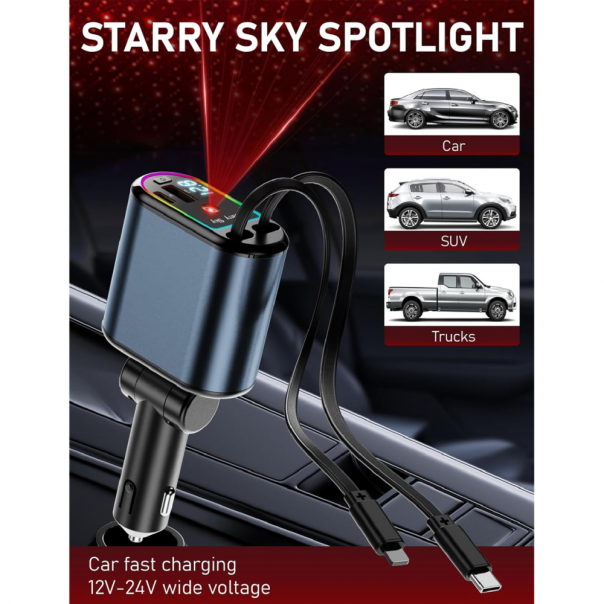 Auto punjač JWD Starry Sky RGB - EP2941900