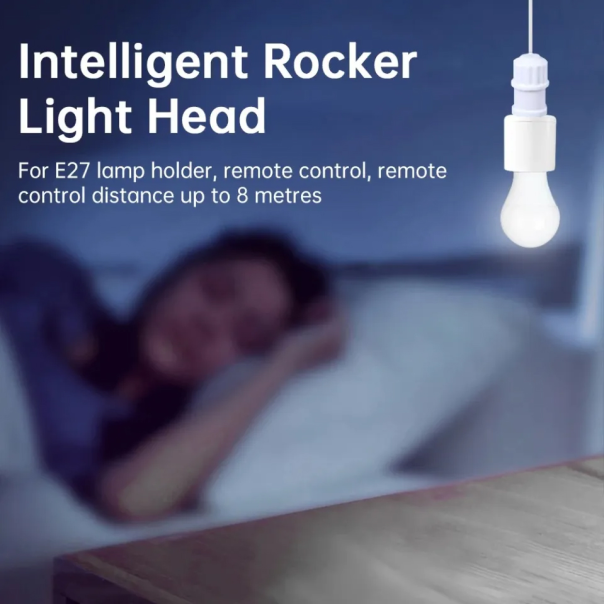 Wireless E27 sijalicno grlo JWD belo sa daljinskim - EP2942061