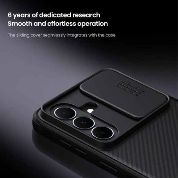 Maska za Samsung Galaxy A37 5G Nillkin CamShield Pro crna - EP2842015