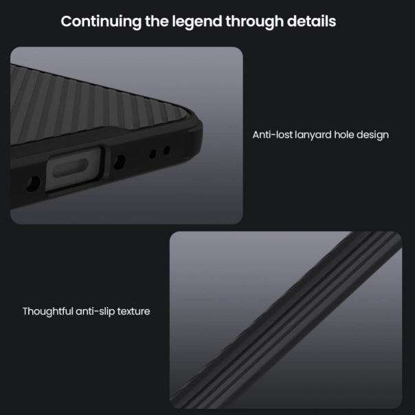 Maska za Samsung Galaxy A37 5G Nillkin CamShield Pro crna - EP2842015