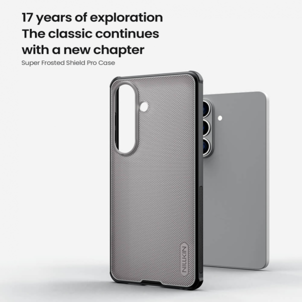 Maska za Samsung Galaxy S26 Nillkin Scrub Pro transparent crna - EP2862354