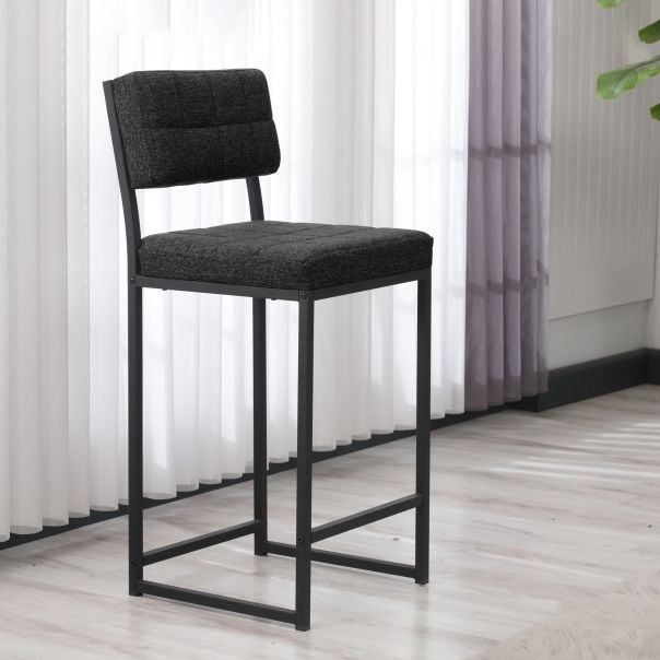 HANAH HOME Barska stolica Retro, antracit - EP3056667