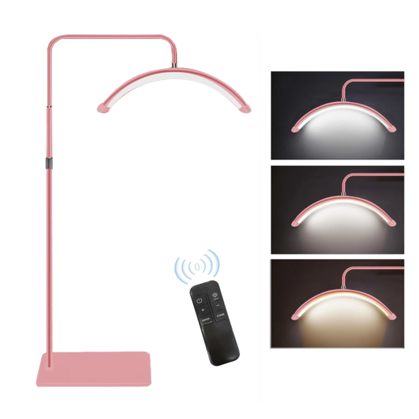 Podna LED lampa Half moon roze - EP2943800
