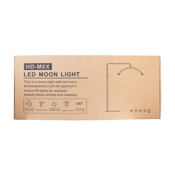 Podna LED lampa Half moon crna - EP2943794