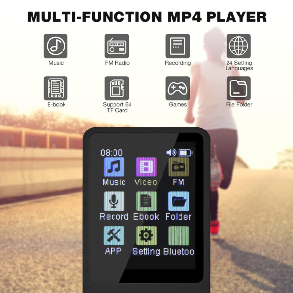 MP4 player JWD 8GB crni - EP2977764