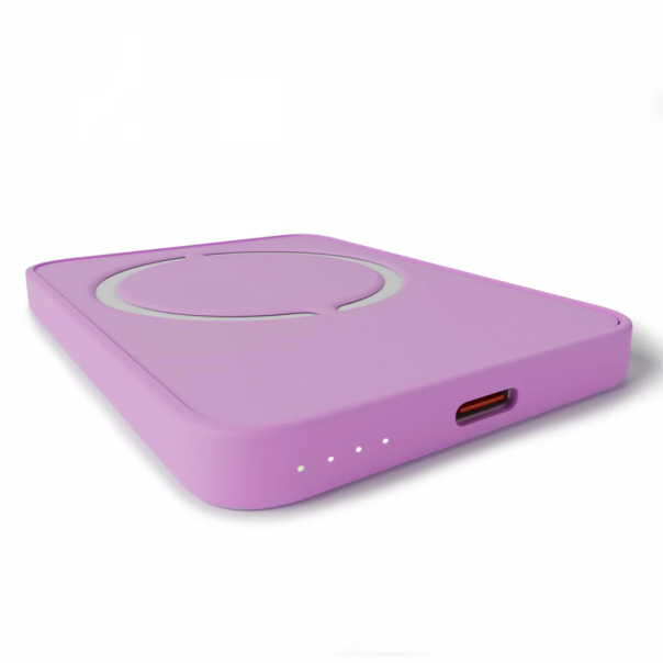 Power bank prenosiva baterija PURO Magsafe 4200mAh ljubičasta - EP2849258